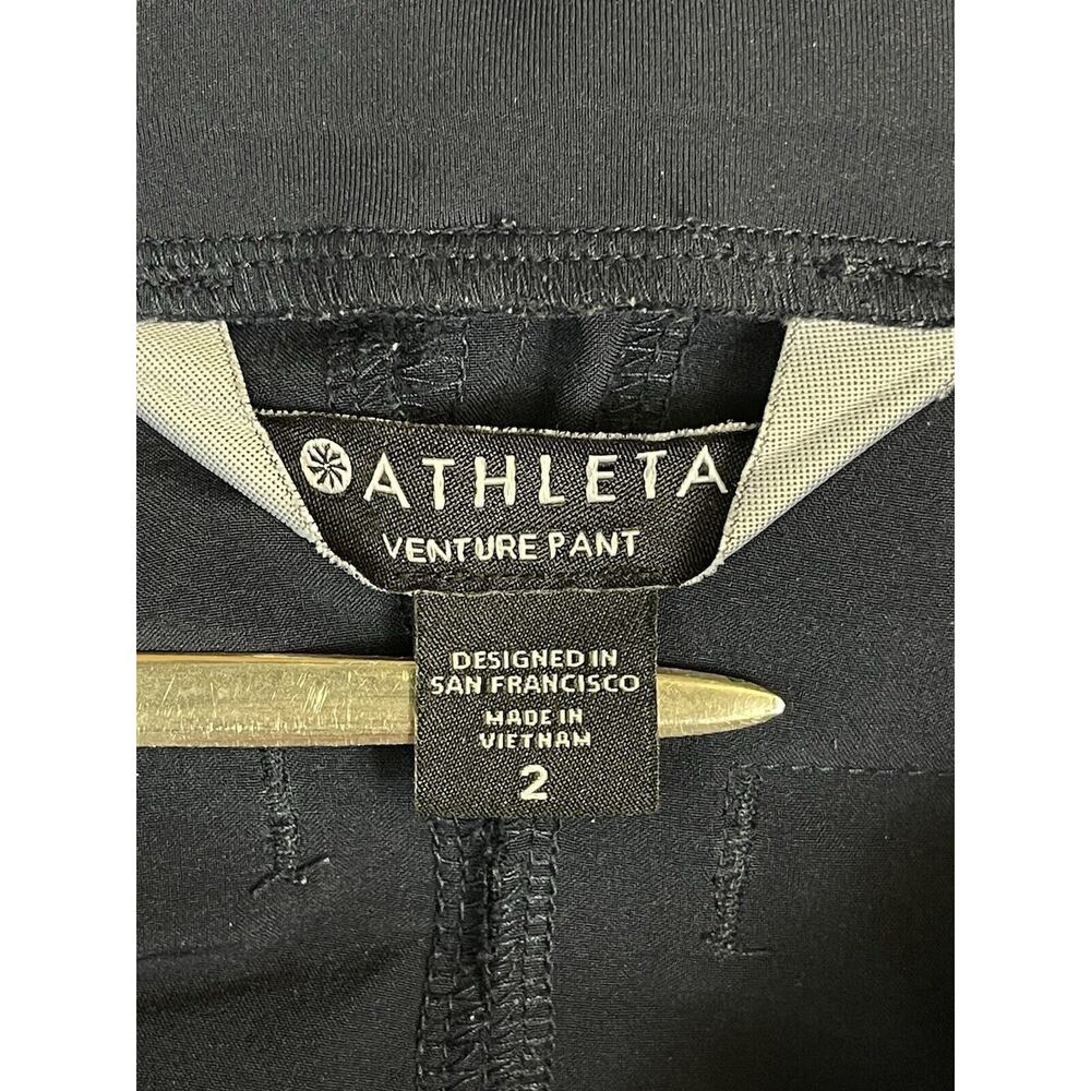Athleta Pants Adult 2 Blue Jogger Sweatpants Tapered‎ Workout Outdoor Womens - Picture 7 of 12